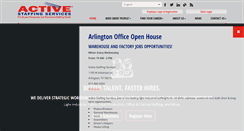 Desktop Screenshot of activestaffing.com